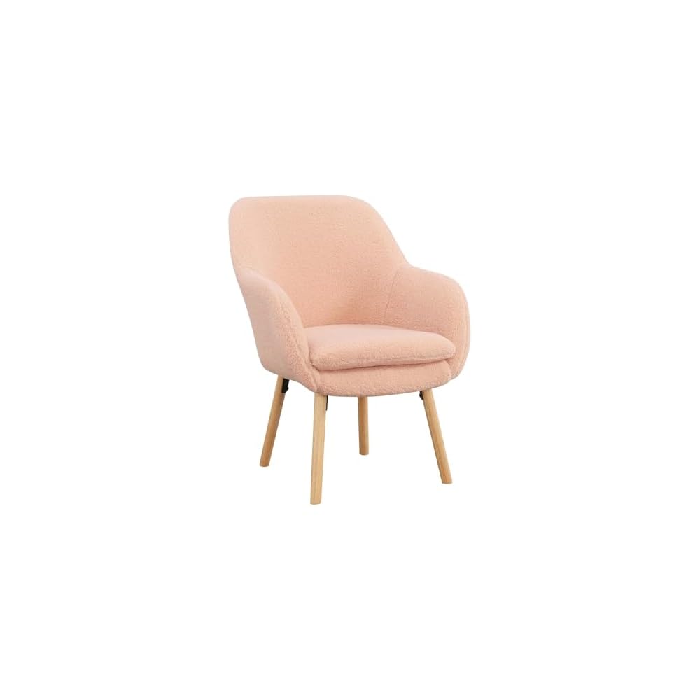 Convenience Concepts Take a Seat Charlotte Accent Chair, Denim Blue Linen