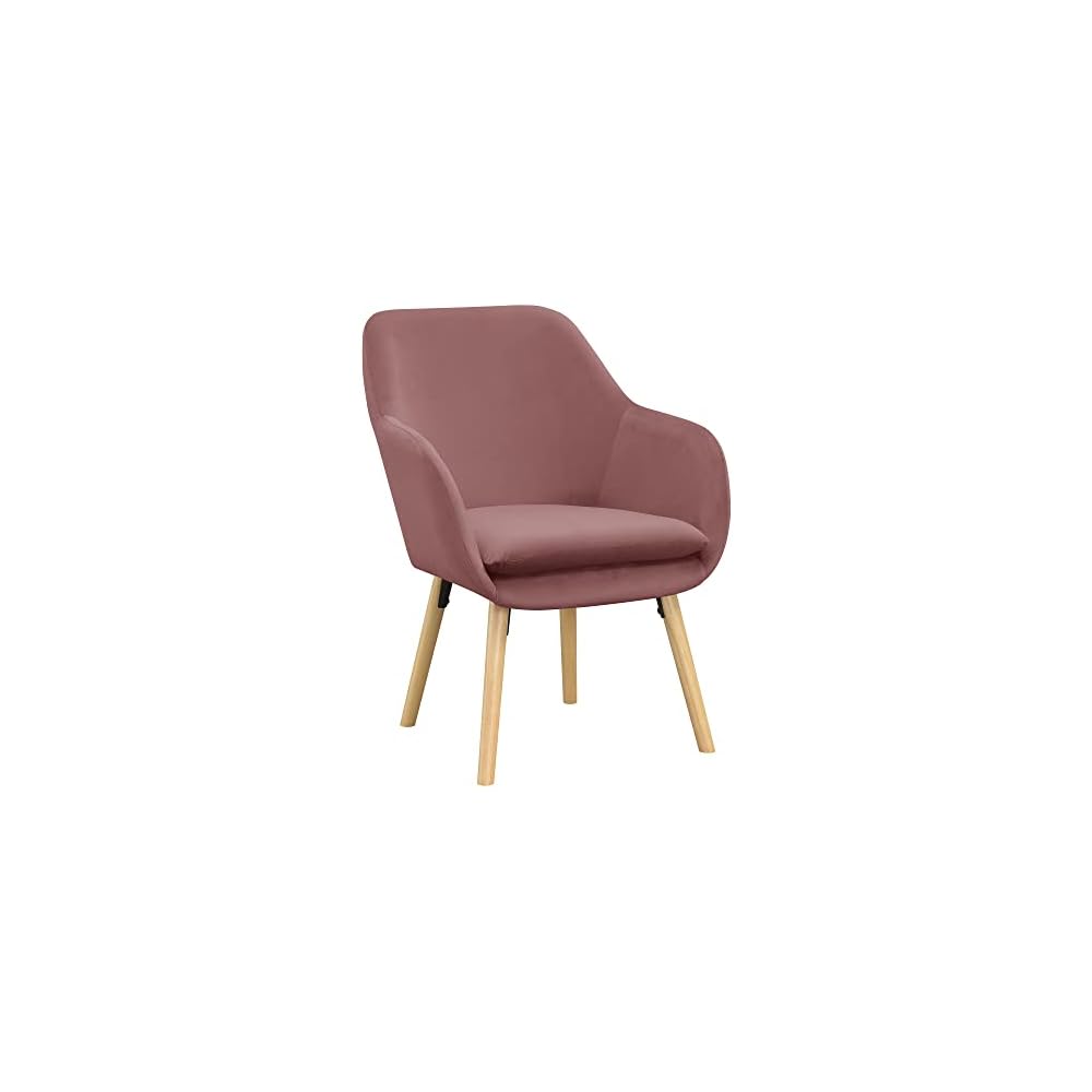 Convenience Concepts Take a Seat Charlotte Accent Chair, Denim Blue Linen
