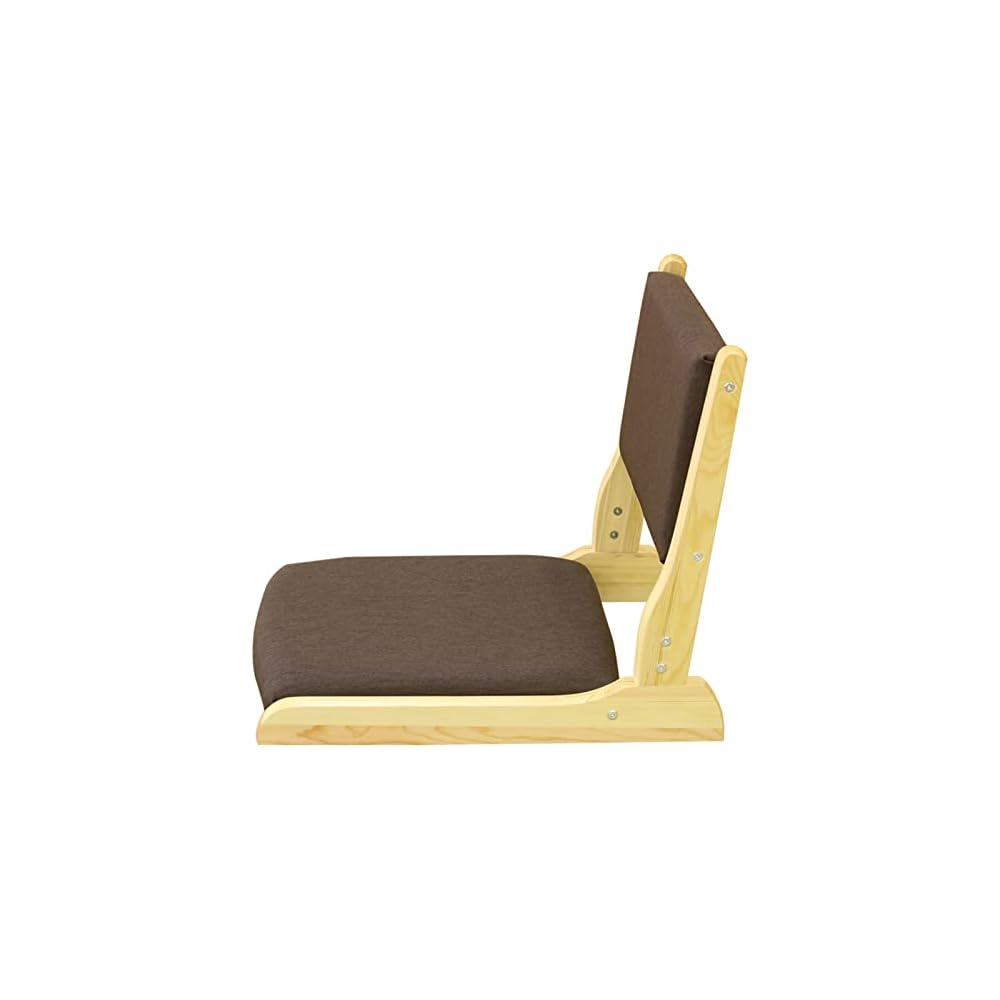 Cushioned Japanese floor chair wooden floor chair folding Japanese floor chair Japanese-style seat backrest low chair Japanese-style room floor chair simple chair Japanese-style room chair (10)
