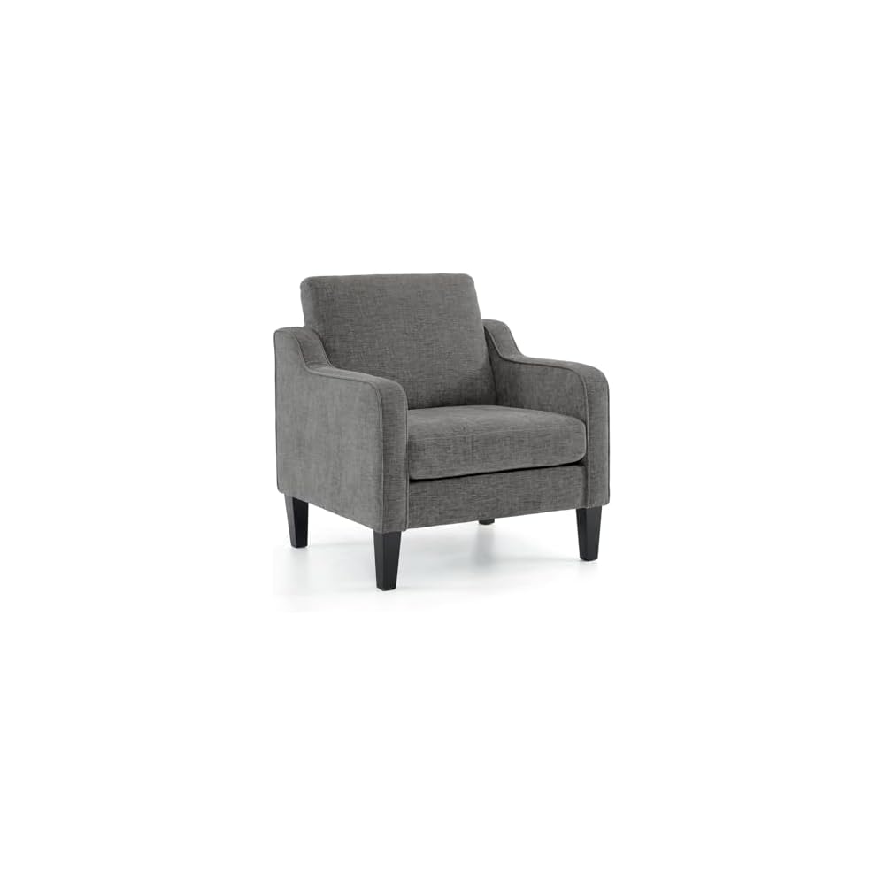 VINGLI Accent Chair, Chenille Upholstered Armchair, 380 LBS, Living Room