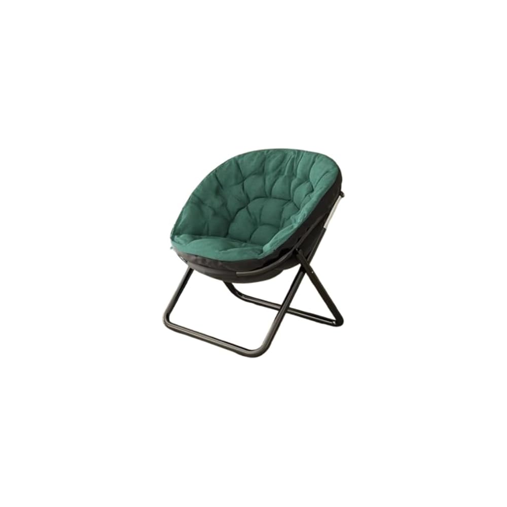Faux Fur Folding Disk Chair for Cozy Relaxat in Bedroom Living Room and Dorm – Slish Portable Seat for Comfort and Versatili