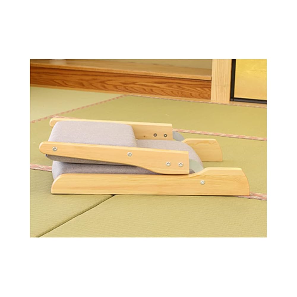 Cushioned Japanese floor chair wooden floor chair folding Japanese floor chair Japanese-style seat backrest low chair Japanese-style room floor chair simple chair Japanese-style room chair (10)