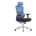 Renovation House Office Chair Desk Chair Swivel Seat Computer Chair Ergonomic Mesh Support Office Chair Office Home (Colour: Blue Size: 86x64x33cm)