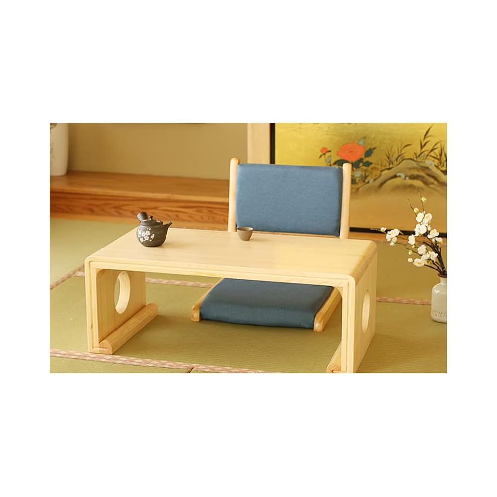 Cushioned Japanese floor chair wooden floor chair folding Japanese floor chair Japanese-style seat backrest low chair Japanese-style room floor chair simple chair Japanese-style room chair (10)