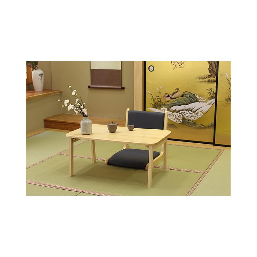 Cushioned Japanese floor chair wooden floor chair folding Japanese floor chair Japanese-style seat backrest low chair Japanese-style room floor chair simple chair Japanese-style room chair (10)