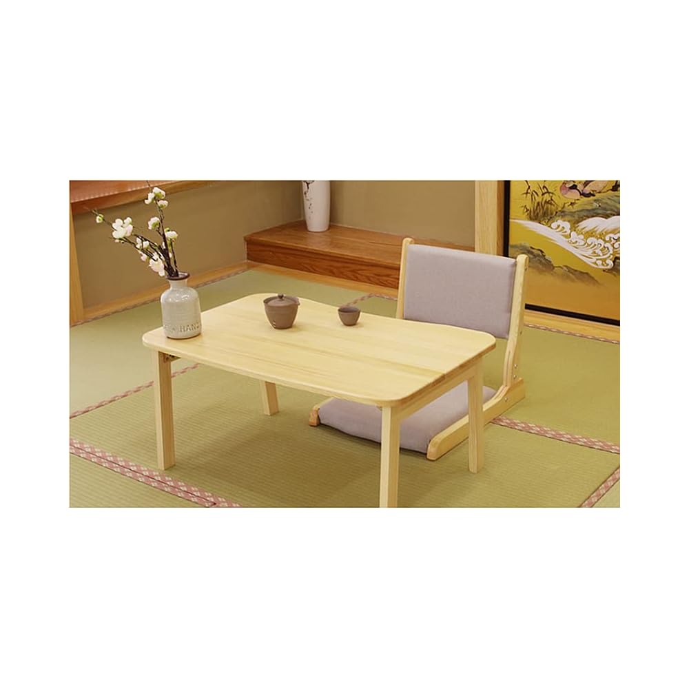 Cushioned Japanese floor chair wooden floor chair folding Japanese floor chair Japanese-style seat backrest low chair Japanese-style room floor chair simple chair Japanese-style room chair (10)
