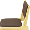 Cushioned Japanese floor chair wooden floor chair folding Japanese floor chair Japanese-style seat backrest low chair Japanese-style room floor chair simple chair Japanese-style room chair (10)