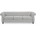 Christopher Knight Hom Norma Sofas, Cloud Gray, Dark Brown