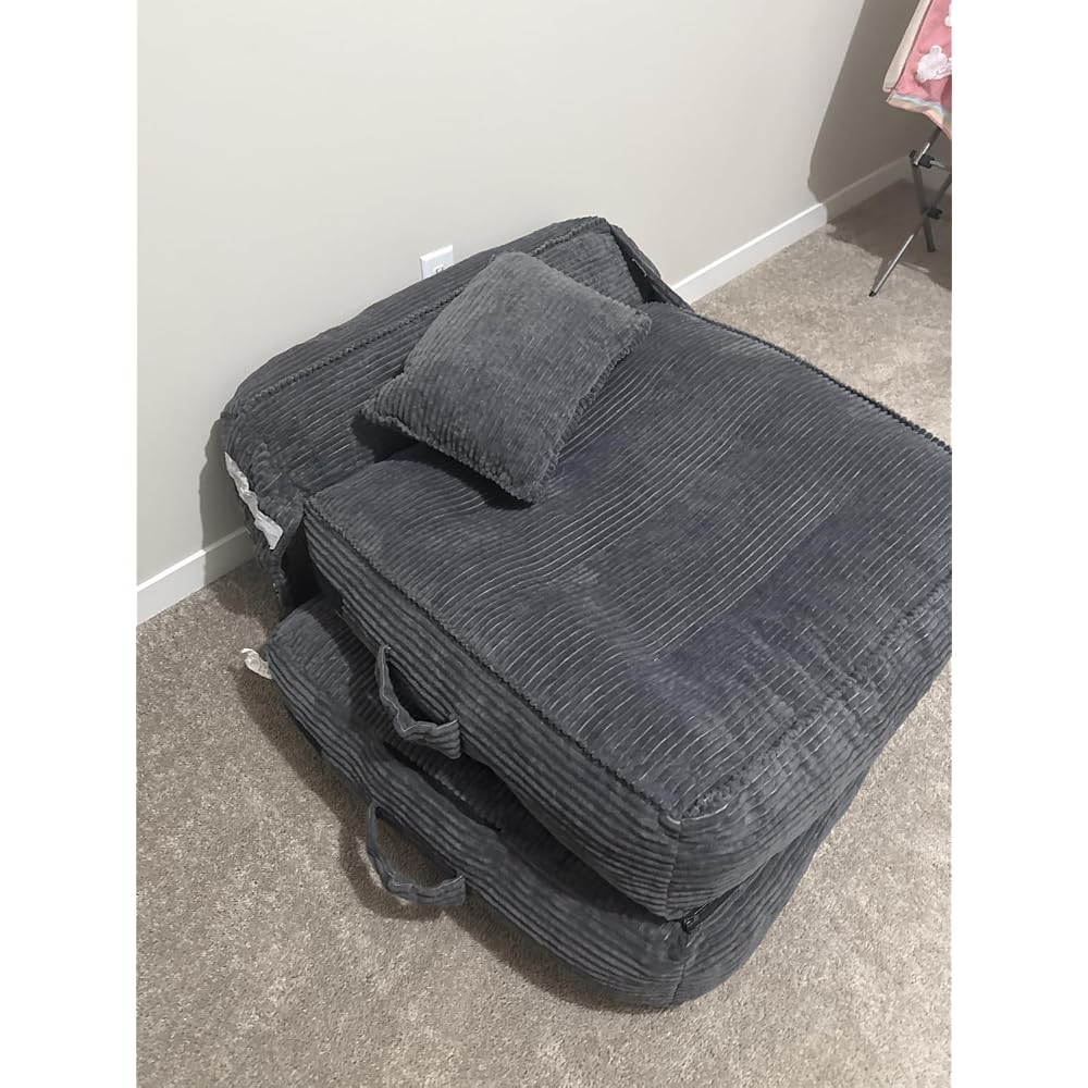Folding Sofa Bed, Convertible Sleeper Chair with Pillow